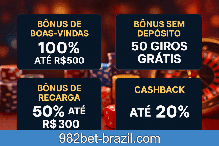 Bônus de cassino móvel 982BET com apostas online