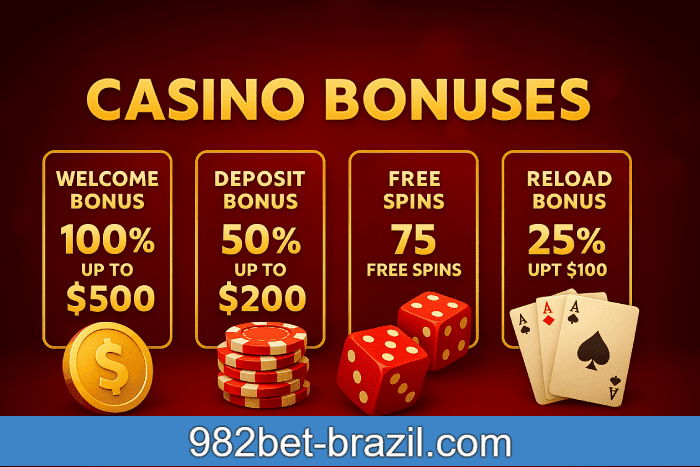 Baú de bônus Cassino 982BET prêmios e recompensas