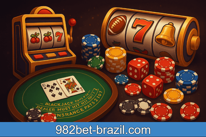 Jogos de caça-níqueis Cassino 982BET online