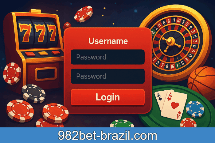 Login Cassino 982BET apostas seguras online