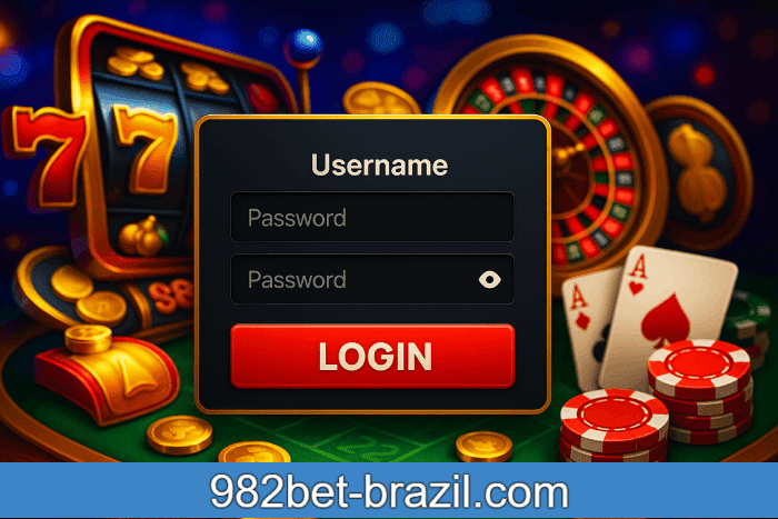 Acessar conta no Cassino 982BET Brasil